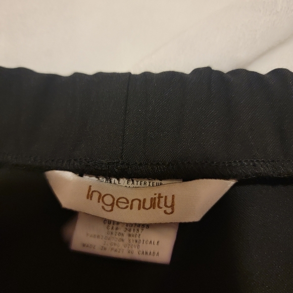 IngenuityTrousers womens size10 black Academia Preppy Professional Coquette nwt - Picture 3 of 7